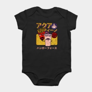 Aqua Teen Hunger Force  Japan Vintage Look Fan Art Design Baby Bodysuit